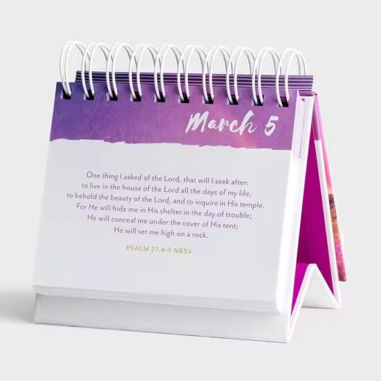 Custom Tear-Off Daily Desktop Calendar with Company Logo