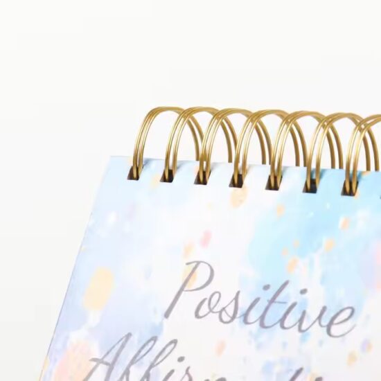 Custom elegant desk calendar for enhanced workspace and productivity


