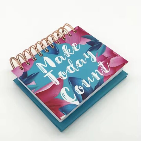 Custom elegant desk calendar for enhanced workspace and productivity

