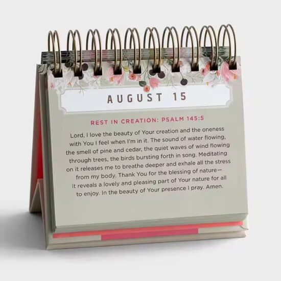 Custom Logo Printed Desktop Calendar for Business