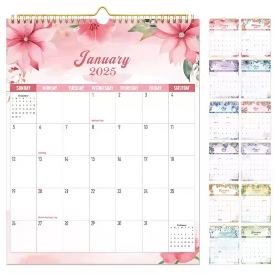 Custom Minimalist Creative Planner Calendar for Office Use