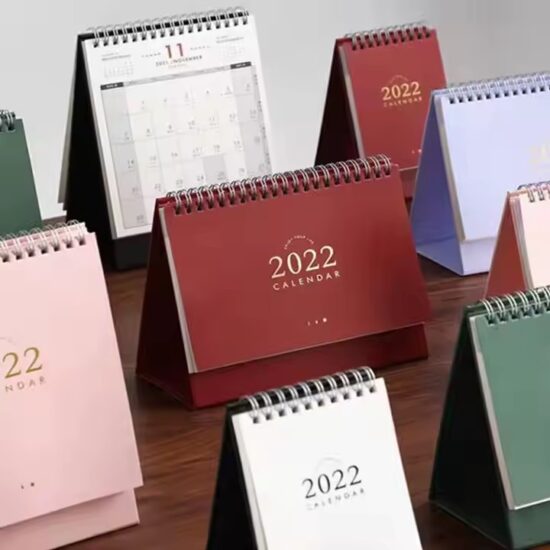 Custom Decorative Desktop Planner Calendar for Office & Home