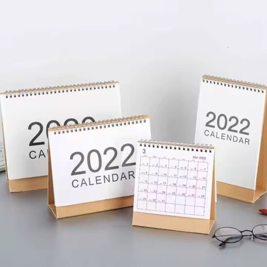 Custom Decorative Desktop Planner Calendar for Office & Home