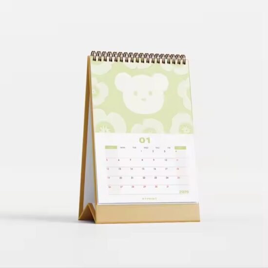 Custom Decorative Desktop Planner Calendar for Office & Home