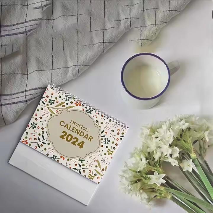 Custom wall calendar for holiday planning and indoor decoration