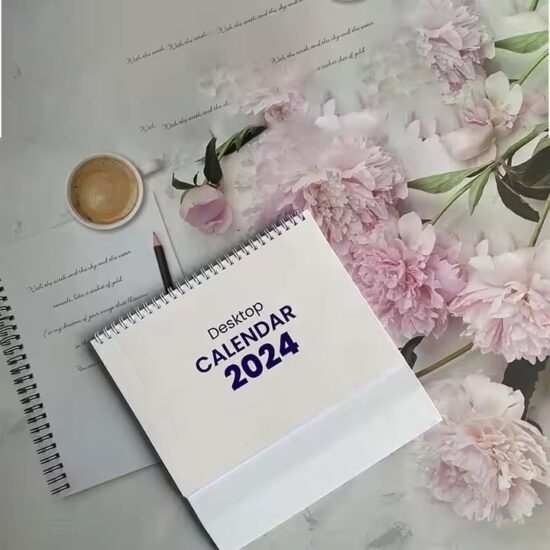 Custom wall calendar for holiday planning and indoor decoration