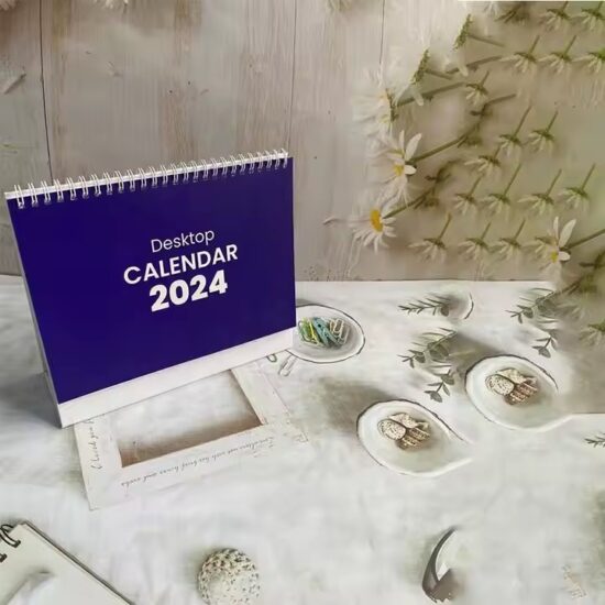 Custom wall calendar for holiday planning and indoor decoration