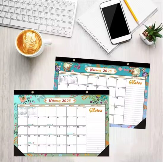 Custom scenic calendar poster with full-color landscape printing for office use