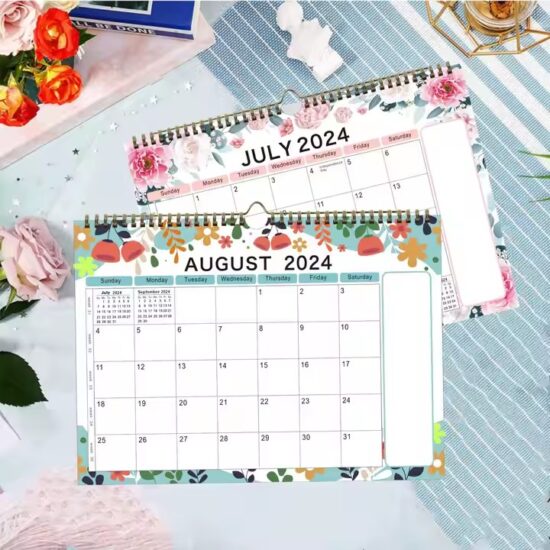 Custom scenic calendar poster with full-color landscape printing for office use