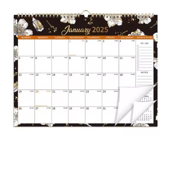 Custom large wall calendar with personalized photo printing