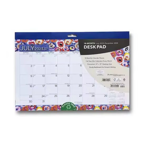 Custom spiral wall calendar for home and office use