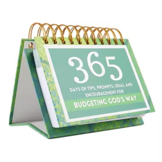 Practical desktop standing calendar for daily planning and scheduling