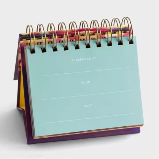 Custom Office Desktop Calendar with Logo for Business