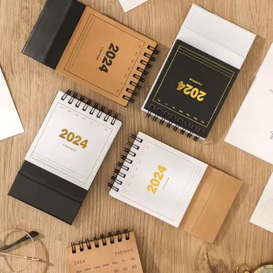Custom Business Desk Calendar with Corporate Logo