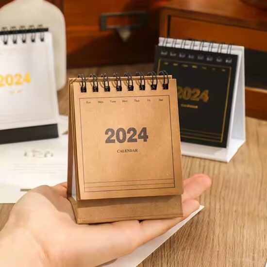 Custom Business Desk Calendar with Corporate Logo