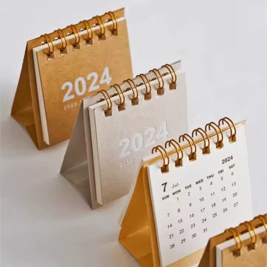 Custom Monthly Office Advertising Desk Calendar

