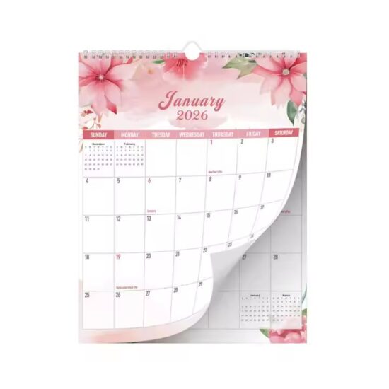 Custom decorative wall calendar for office and home décor