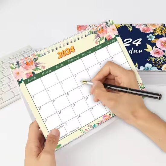Custom decorative wall calendar for office and home décor