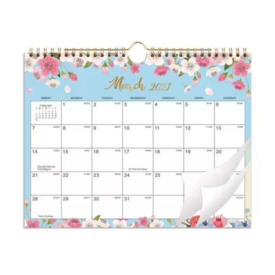 Custom decorative wall calendar for office and home décor
