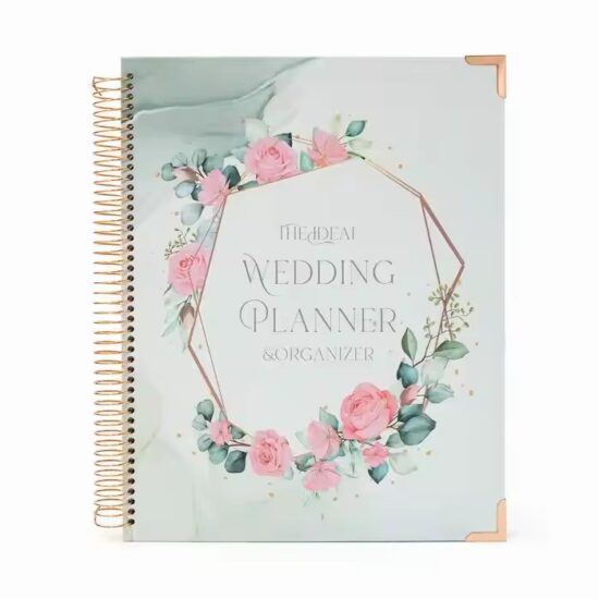 Custom Spiral Weekly Planner Notebook with Calendar Layout