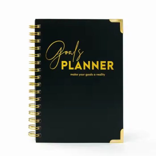 Custom Spiral Weekly Planner Notebook with Calendar Layout