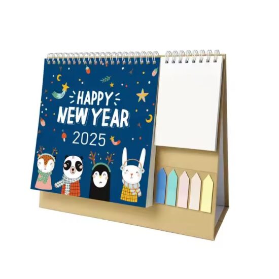 Minimalist desk calendar with clean design for office use