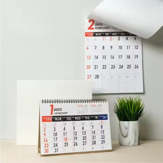 New efficient task planning desk calendar for office use