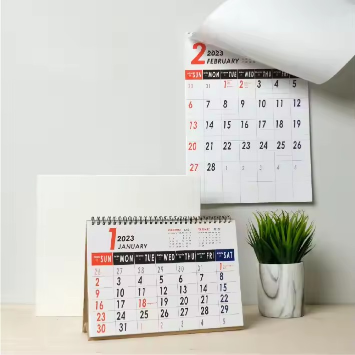 New efficient task planning desk calendar for office use
