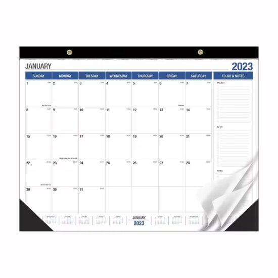 Personalized custom planner wall calendar for office or home