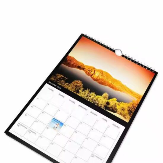 Personalized custom planner wall calendar for office or home