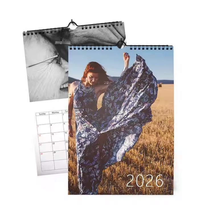 Personalized custom planner wall calendar for office or home