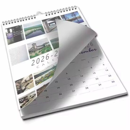 Personalized custom planner wall calendar for office or home