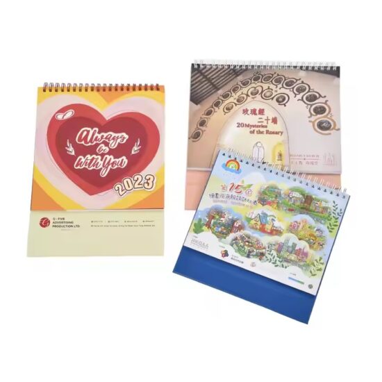 Custom Annual Time Planner Desk Calendar for Office Use