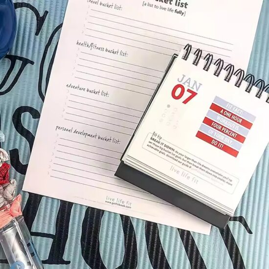 Custom Annual Time Planner Desk Calendar for Office Use