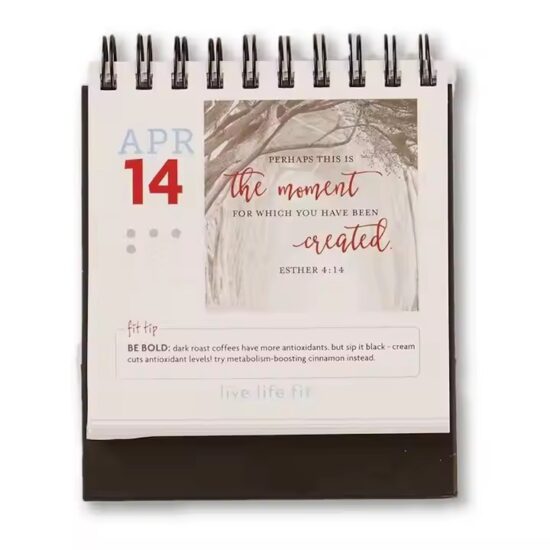 Custom Annual Time Planner Desk Calendar for Office Use